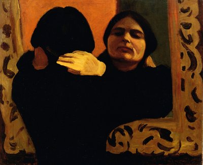 Isa in the mirror (The Artist
