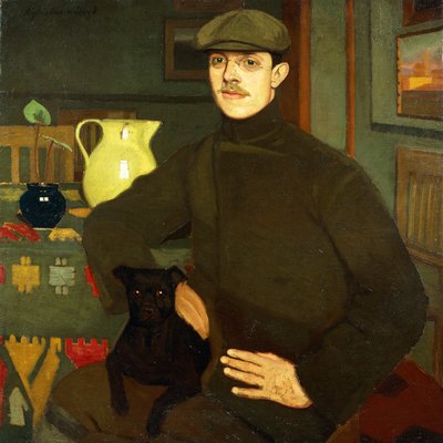 Portrait of Llewelyn Lloyd بواسطة أوسكار غيجليا