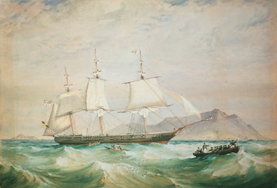 HMS Hornet ، 1861 بواسطة Oswald Walters Brierly
