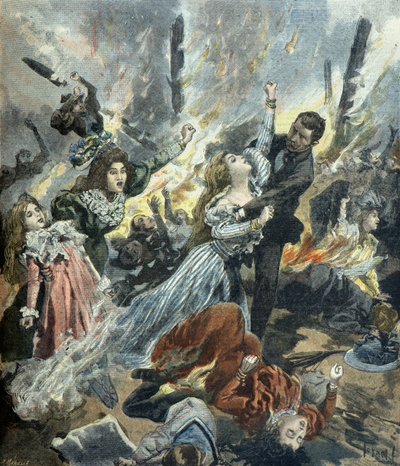 حريق البازار الخيري بواسطة أوزوالدو توفاني