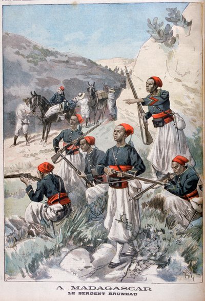 القوات السنغالية ، مدغشقر ، 1897 بواسطة أوزوالدو توفاني