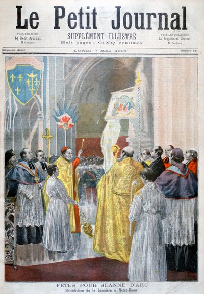 إحياء ذكرى جان دارك ، نوتردام ، باريس ، 1894 بواسطة أوزوالدو توفاني
