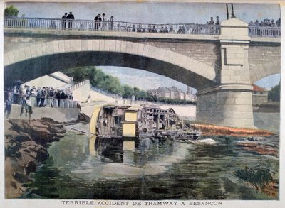 حادث ترام رهيب ، بيزانسون ، فرنسا ، 1899 بواسطة أوزوالدو توفاني