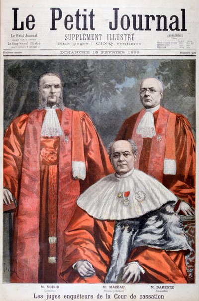 قضاة محكمة الاستئناف العليا ، فرنسا ، 1899. بواسطة أوزوالدو توفاني