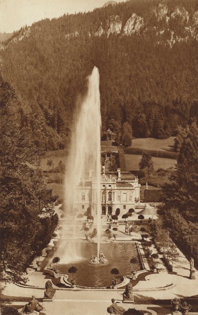 قلعة الملوك البافارية Linderhof ، بالقرب من Oberammergau بواسطة أوتو باليرستيدت