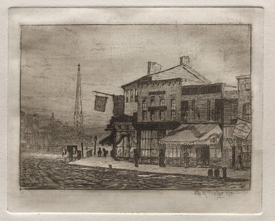 شارع النسر وشارع وودلاند ، 1878. بواسطة أوتو هـ