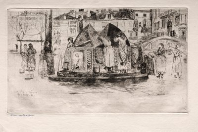 نقوش البندقية: Pozzo San Vio ، 1882. بواسطة أوتو هـ