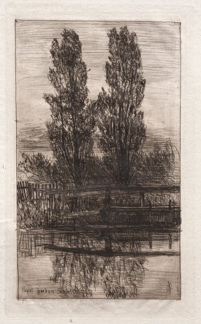 Poplars ، Royal Garden ، Schleissheim ، 1879. بواسطة أوتو هـ