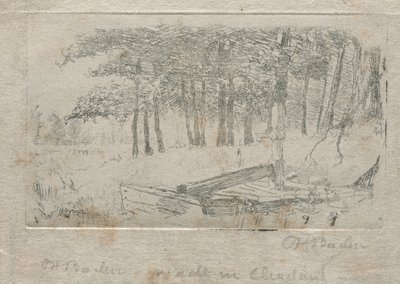 رسم من الطبيعة ، 1879. بواسطة أوتو هـ