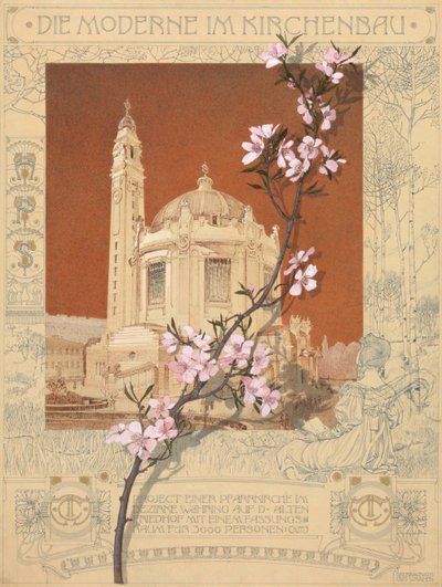كنيسة أبرشية في Währing ، فيينا ، 1898-1899. بواسطة أوتو كولومان واجنر