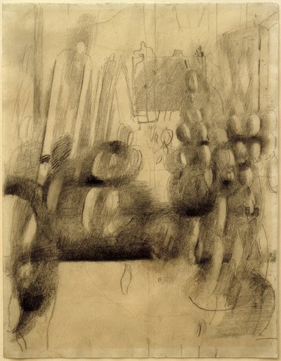 الدخول إلى الفصل (قاعة المدرسة). رسم بواسطة أوتو ماير أمدن