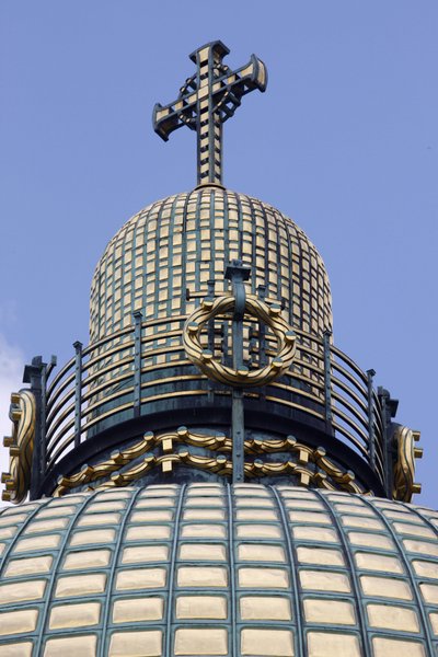 Am Steinhof (كنيسة القديس ليوبولد) - قبة الكنيسة ، فيينا ، النمسا (صورة) بواسطة أوتو واجنر