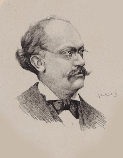 بورتريه الملحن تشارلز ليكوك 1832-1918. بواسطة PG Archainbaud