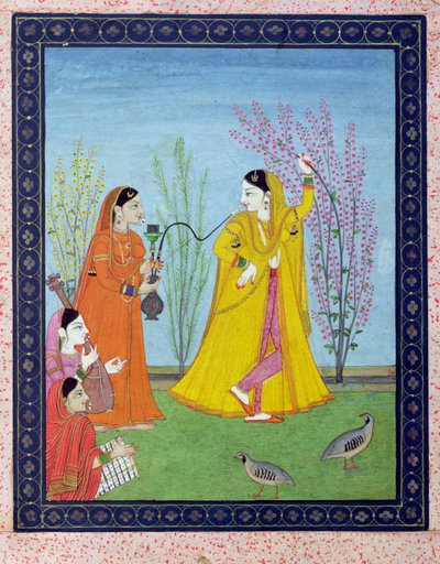 بداية الربيع ، من شامبا ، هيماشال براديش ، c.1800 بواسطة مدرسة باهاري