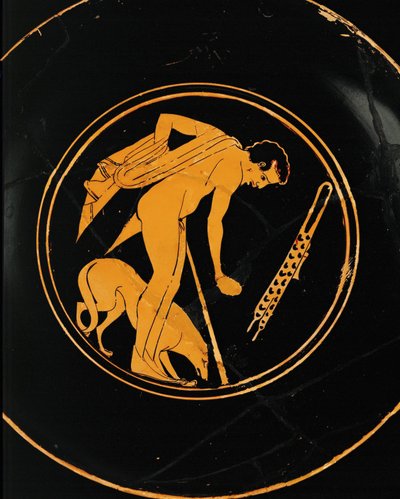 كوماستي مع كلبه ... بواسطة الرسام أنسيموس