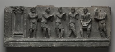 الإغاثة Bacchanalian ، باكستان ، Gandhara ، منطقة بونر ، أوائل فترة كوشان (1-320 م) (الشست) بواسطة المدرسة الباكستانية