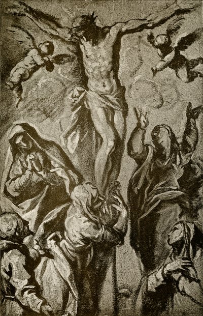 المسيح على الصليب بواسطة Palma Il Giovane