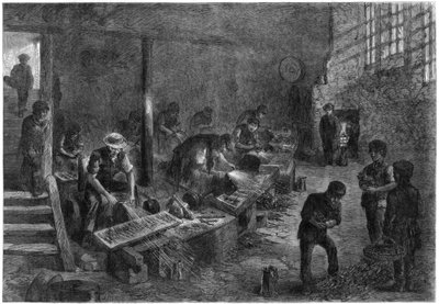 بدن المطاحن الشوكية ، مصنع شيفيلد للصلب ، 1866. بواسطة بالمر