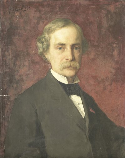 يوهان فيلهلم كايزر (1813-1900). فنان جرافيك ، مدير مدرسة الحفر ومتحف ريجكس بواسطة بانتاليون زيندلر