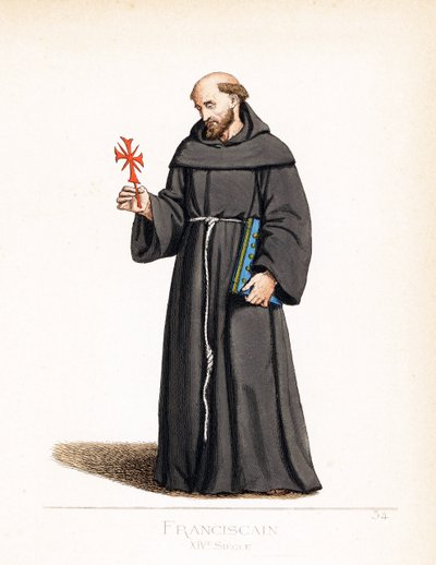 الزي الكتابي: un monk franciscan بواسطة باولو ميركوري