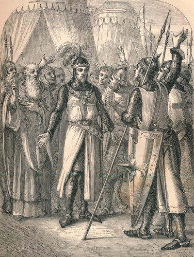 استعادة جودفريز ، 1869 بواسطة باولو بريولو