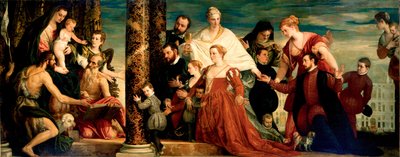 مادونا من عائلة كوتشينا ، حوالي 1571-1572 بواسطة باولو فيرونيز