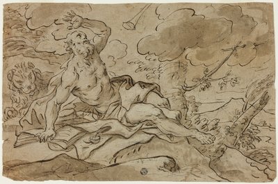 القديس جيروم بواسطة Paolo de Matteis