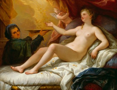 Danae ، حوالي 1705 (زيت على قماش مثبت على ماسونيتي) بواسطة باولو دي ماتيس