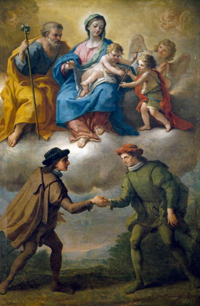 السلام بين فصائل مدينة بينيفينتو ، بقلم باولو دي ماتيس (1662-1728) بواسطة باولو دي ماتيس