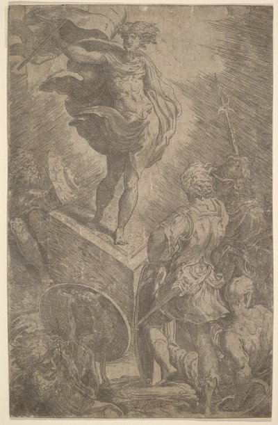 القيامة ، أوائل القرن السادس عشر. بواسطة بارميجيانينو