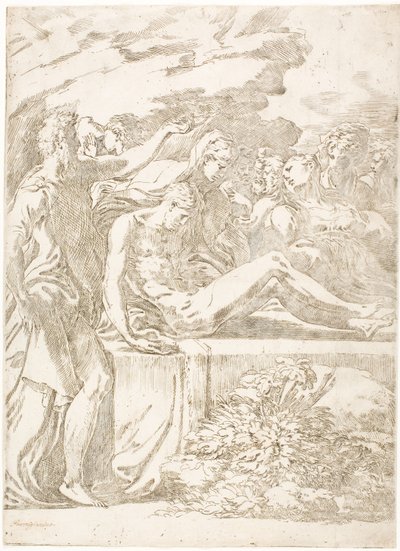 القبر بواسطة Parmigianino
