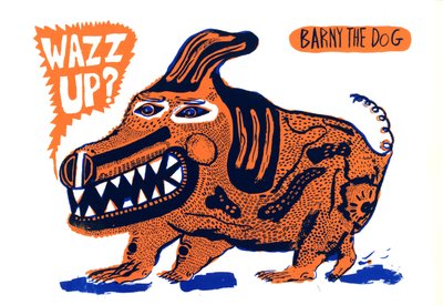 Wazz up, 2014 (طباعة على الشاشة) بواسطة بات ماكدونالد