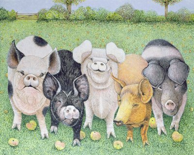 خط الجوقة (أكريليك على قماش) بواسطة بات سكوت