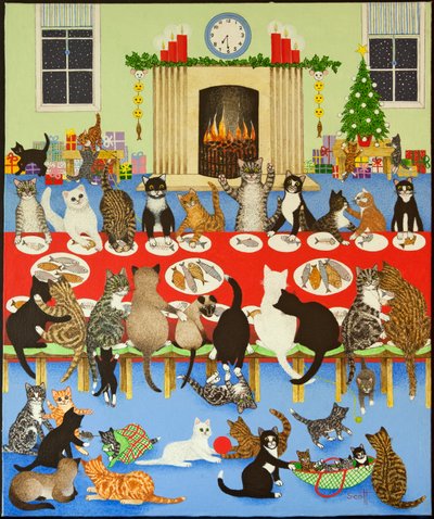 معاً معاً، 2012 (أكريليك على كاليكو) بواسطة بات سكوت