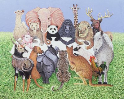 وقت الاحتفالات، 2007 (زيت على قماش) بواسطة بات سكوت