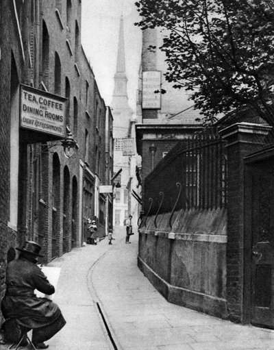 Huggin Lane ، لندن ، 1926-1927. بواسطة باترسون