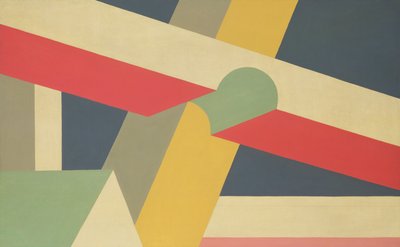 الحزم المستعرضة ، 1928-1932 (زيت وقلم رصاص على قماش) بواسطة باتريك هنري بروس