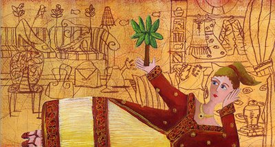 أثينا، 2021 (أكريليك رقمي) بواسطة باتريسيا لا بورتا