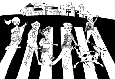 المدينة، 2020 (حبر على ورق) بواسطة Patrizia La Porta