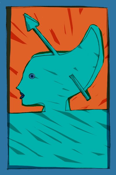 زودياكو 1، القوس، 2000 (ملصقة) بواسطة باتريسيا لا بورتا