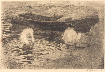 الاستحمام في Talloires Bathing في Talloires ، 1888. بواسطة بول ألبرت بيسنارد