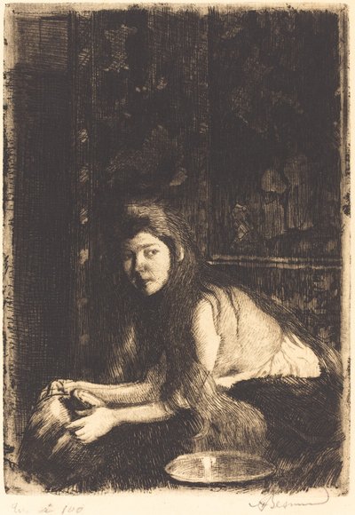 امرأة ذات مزهرية La femme au vase ، 1894. بواسطة بول ألبرت بيسنارد