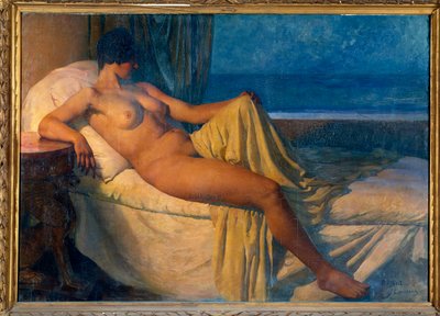 ديدون. لوحة بول ألبرت لورينز (1870-1934) ، القرن العشرين. زيت على قماش. الأبعاد: 1،45 × 2،09 م. باريس ، متحف دو بيت باليه بواسطة Paul Albert Laurens