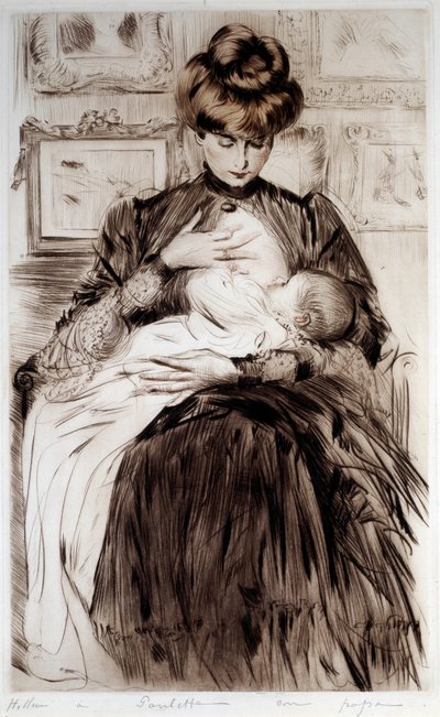 التوليد. رسم بول حلو (1859-1927) ، القرن العشرين. بايون ، متحف بونات بواسطة بول سيزار هيليو
