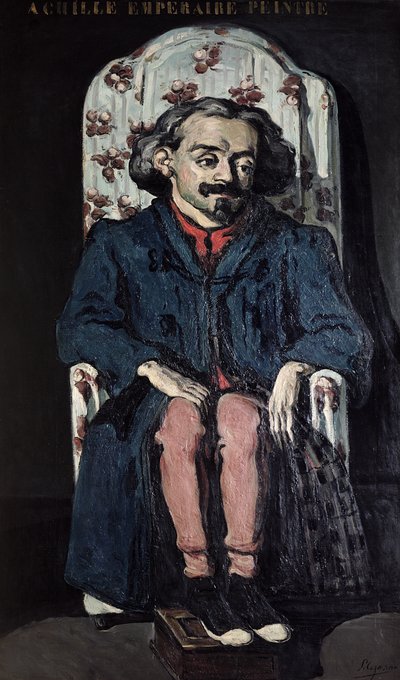 أخيل إمبيرير (1829-98) حوالي عام 1868 (زيت على قماش) بواسطة بول سيزان