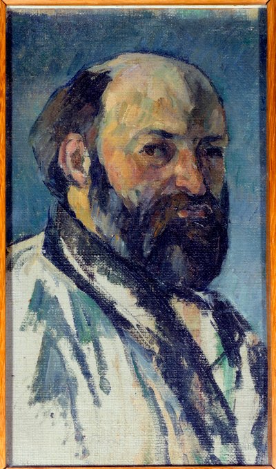 لوحة بورتريه ذاتية بواسطة بول سيزان (1839-1906) 1877 صن. 0،25x0،14 م باريس ، متحف أورسيه بواسطة بول سيزان