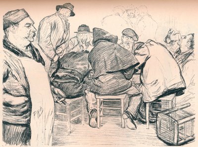 "ممون للمرطبات السائلة للأناركيين" ، c1895 بواسطة بول تشارلز رينوار
