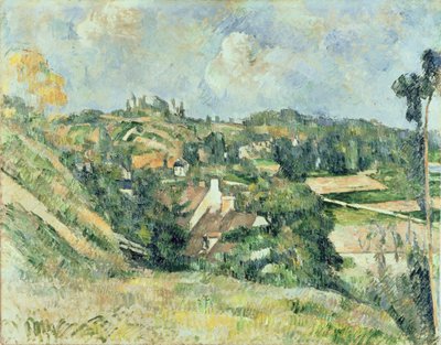 Auvers-sur-Oise ، ينظر إليها من فال هارم ، 1879-1882 بواسطة بول سيزان