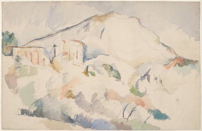 شاتو نوار ومونت سانت فيكتوار ، ج. 1890-1895 بواسطة بول سيزان