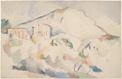 Château Noir و Mont Sainte-Victoire ، حوالي 1890-1895 بواسطة بول سيزان
